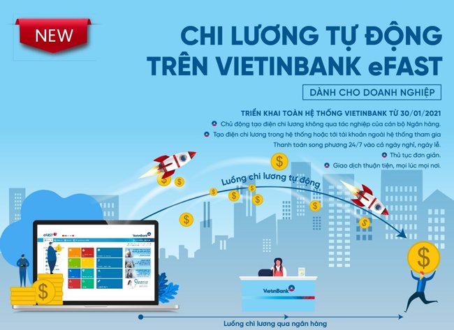 Với tính năng vượt trội cùng nhiều ưu đãi, VietinBank eFAST đã và đang trở thành lựa chọn hàng đầu của các khách hàng doanh nghiệp