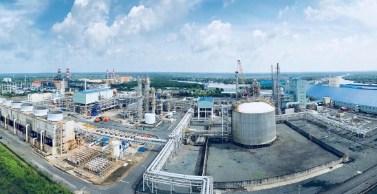 Toàn cảnh Cụm Khí - Điện - Đạm Cà Mau.