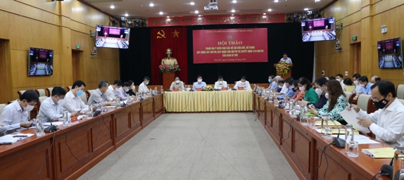 Các đại biểu tham dự Hội thảo.