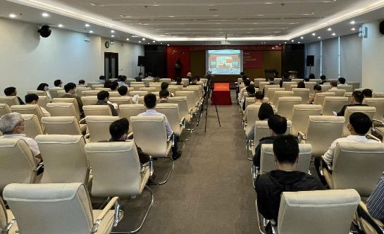 Hội nghị phổ biến pháp luật do Tổng công ty HUD tổ chức bằng hình thức trực tuyến tới các điểm cầu tại 3 miền: Bắc, Trung, Nam.