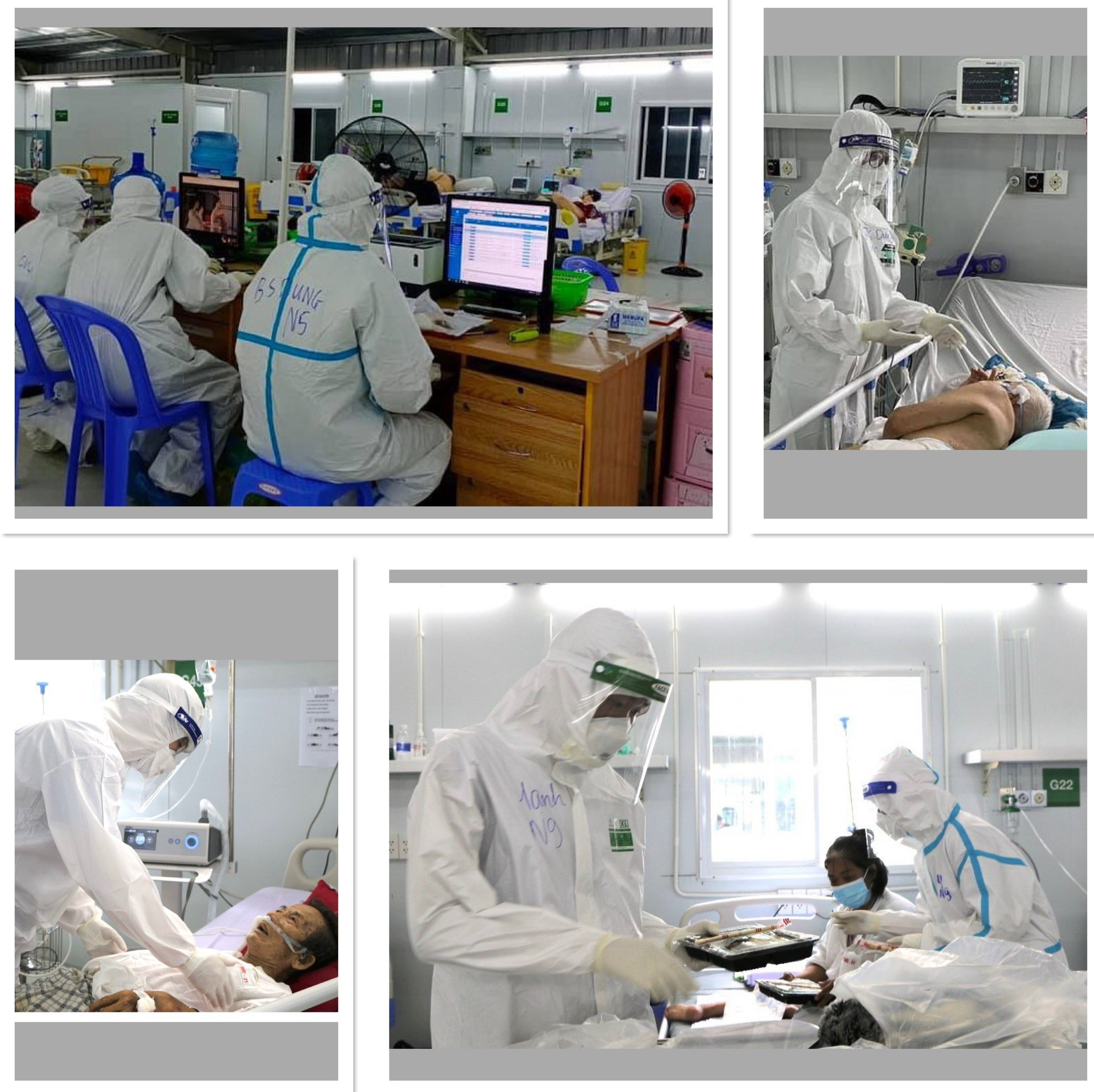 Nhân viên y tế luôn sẵn sàng chăm sóc, hỗ trợ người bệnh COVID-19 một cách toàn diện