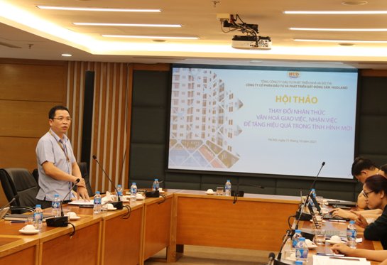 Hội thảo thay đổi nhận thức văn hóa giao việc và nhận việc để tăng hiệu quả trong tình hình mới.