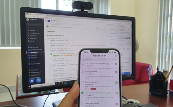 Các nền tảng từ máy tính, điện thoại đều sử dụng được ứng dụng quản lý công việc.
