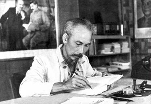 Chủ tịch Hồ Chí Minh. Ảnh tư liệu.