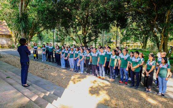 Chương trình về nguồn của Đảng bộ Vietcombank.