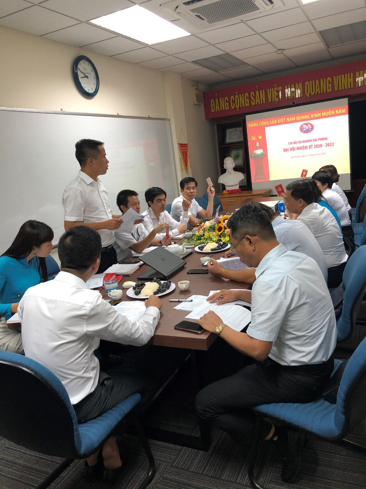 Đại hội Chi bộ Chi nhánh HPH nhiệm kỳ 2020-2022. 