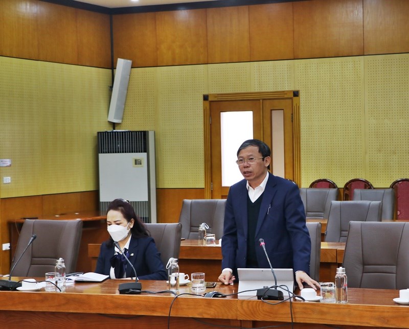 Đồng chí Nguyễn Đình Phúc – Bí thư Đảng ủy, Thành viên HĐQT, Tổng Giám đốc Tổng công ty chủ trì Hội nghị.