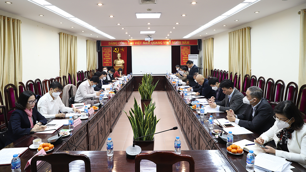 Quang cảnh buổi làm việc.