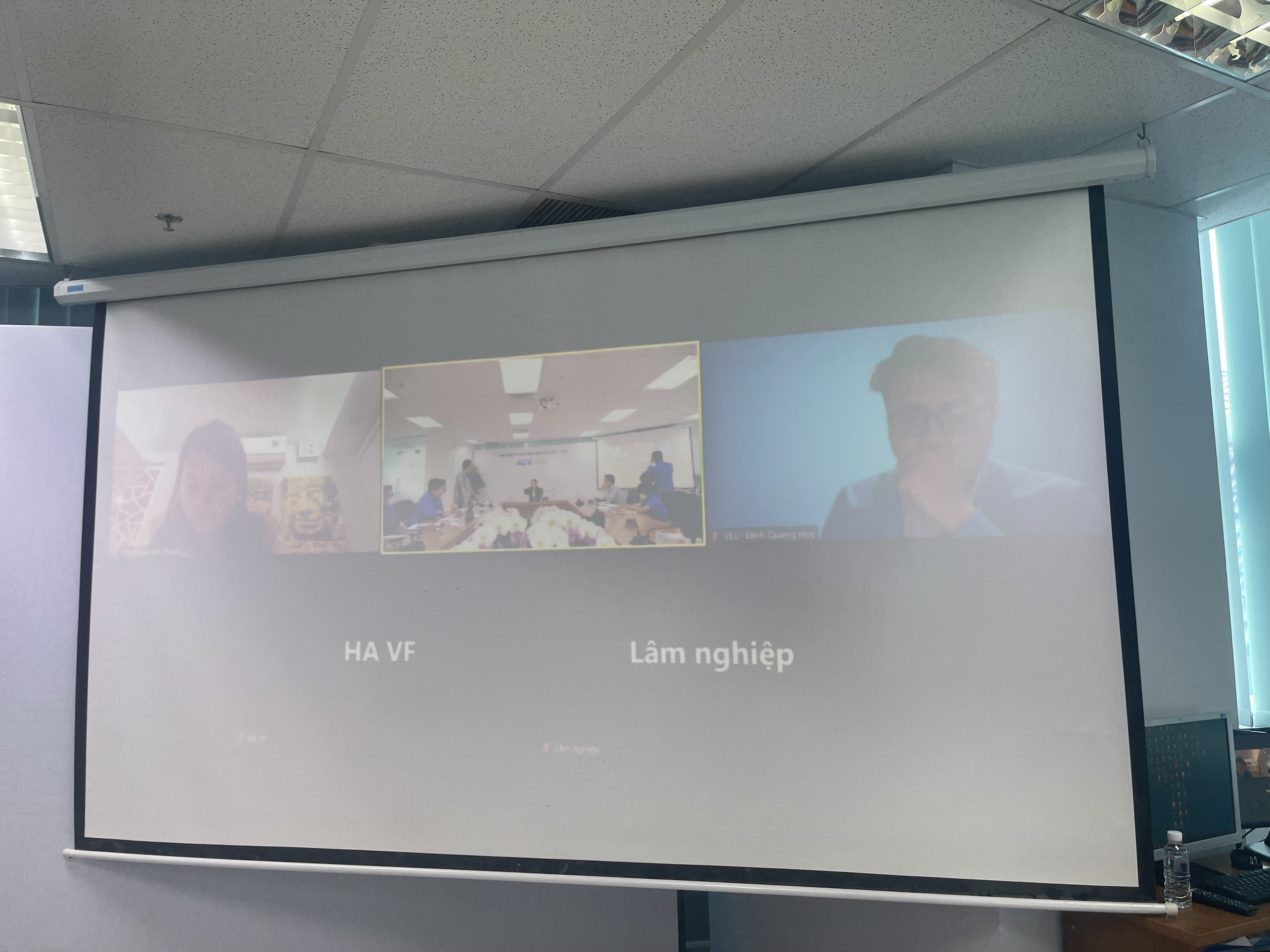 Các điểm cầu trực tuyến.