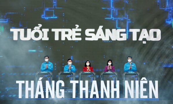 Khởi động tháng Thanh niên năm 2022.