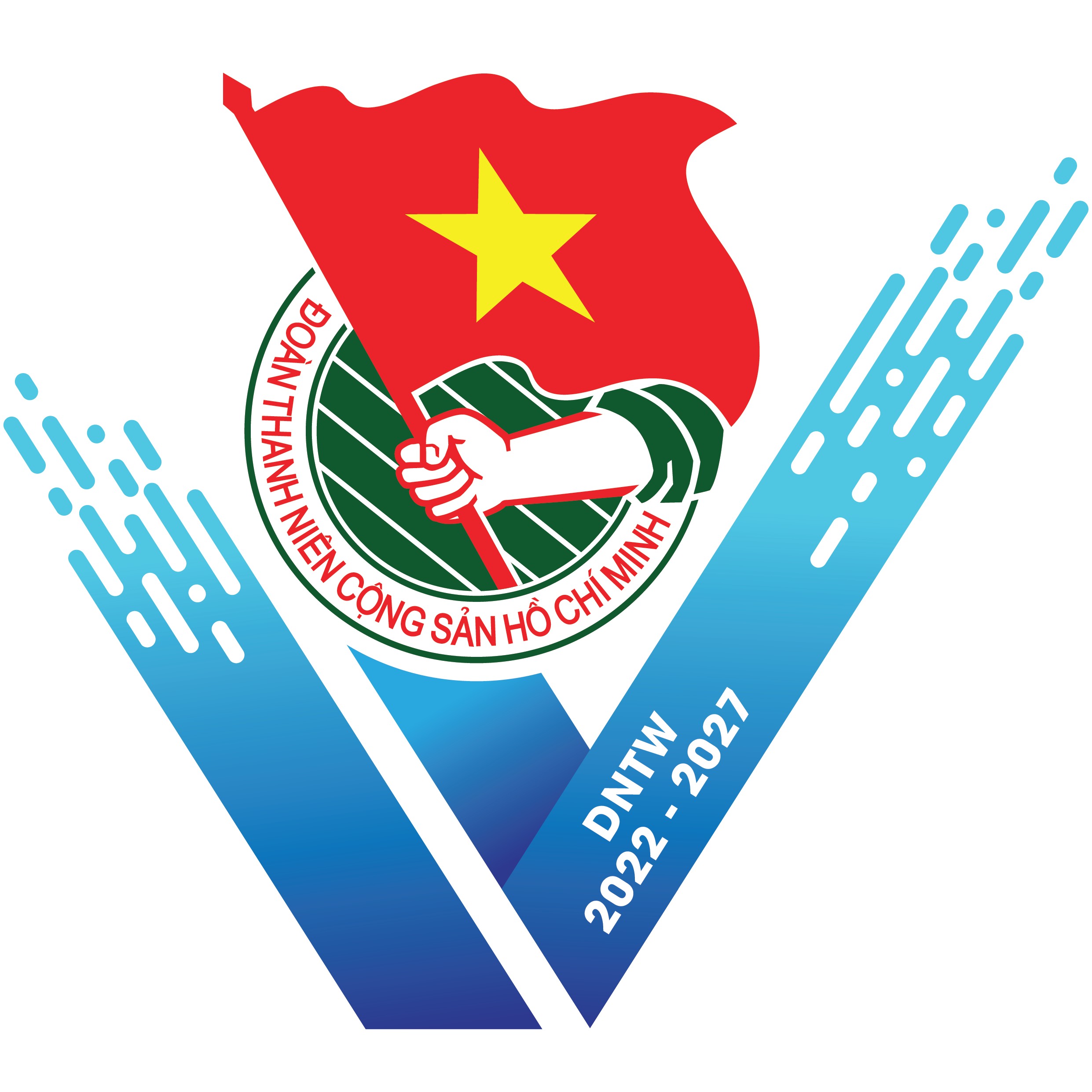 Logo Chính thức Đại hội đại biểu Đoàn Khối Doanh nghiệp Trung ương lần thứ IV, nhiệm kỳ 2022 - 2027.