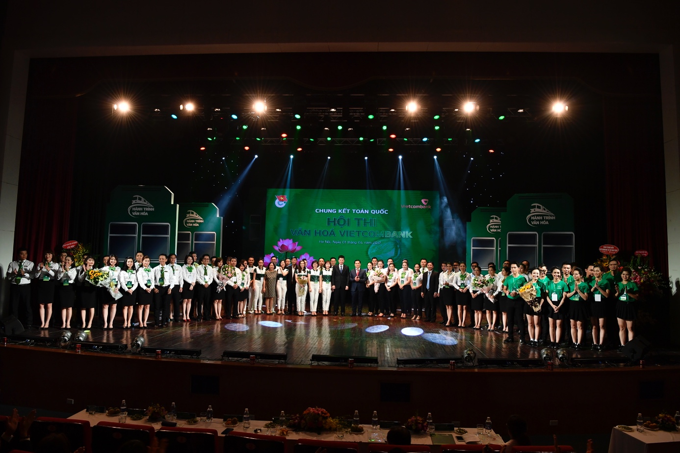 Đoàn Thanh niên tổ chức Hội thi Văn hoá Vietcombank.