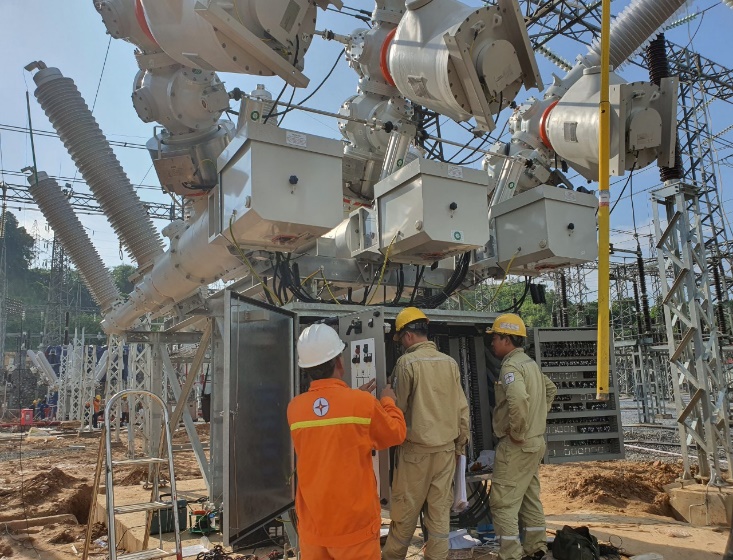 Lắp đặt thiết bị và thí nghiệm hiệu chỉnh dự án ĐZ 220kV Lào Cai-Bảo Thắng.