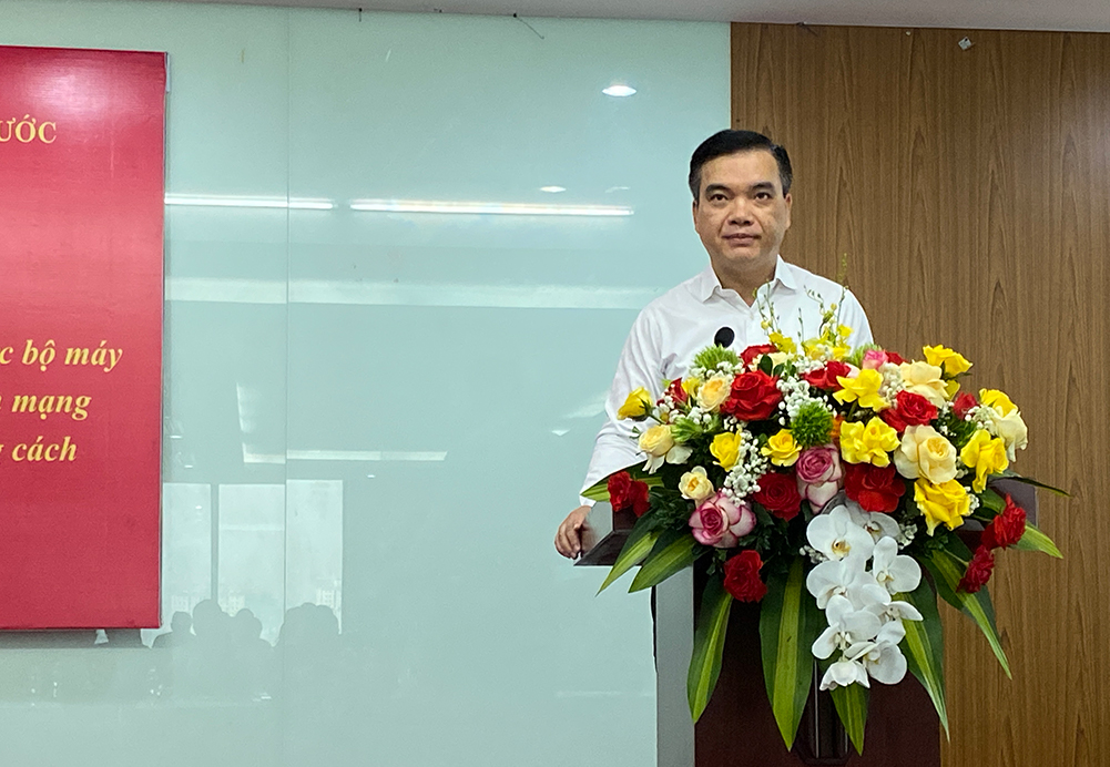 Bí thư Đảng uỷ, Chủ tịch HĐTV SCIC Nguyễn Chí Thành phát biểu kết luận Hội nghị.