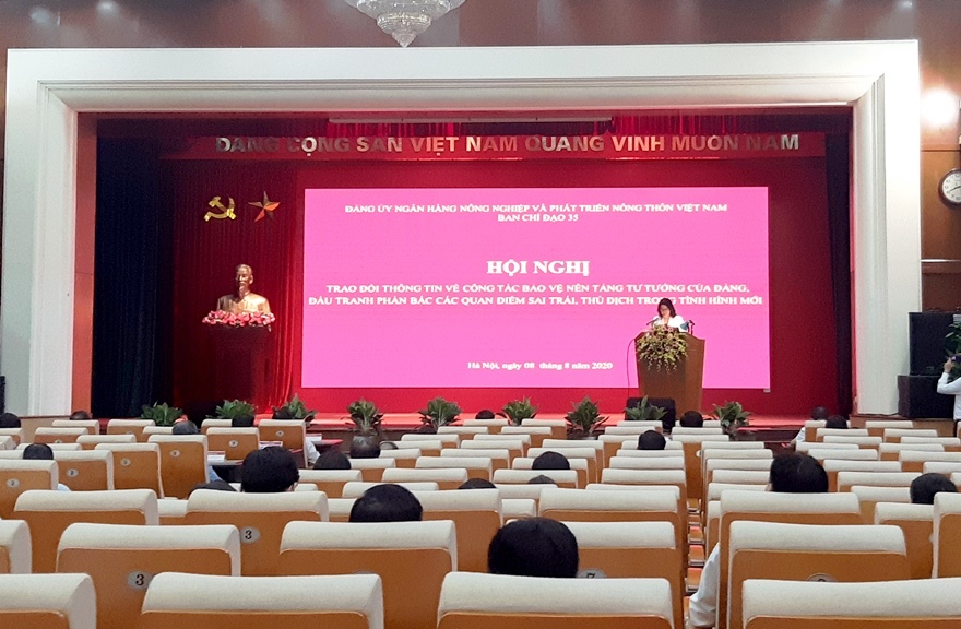 Ban Chỉ đạo 35 của Agribank triển khai nhiều giải pháp hiệu quả trong bảo vệ nền tảng tư tưởng của Đảng và bảo vệ thương hiệu Agribank.