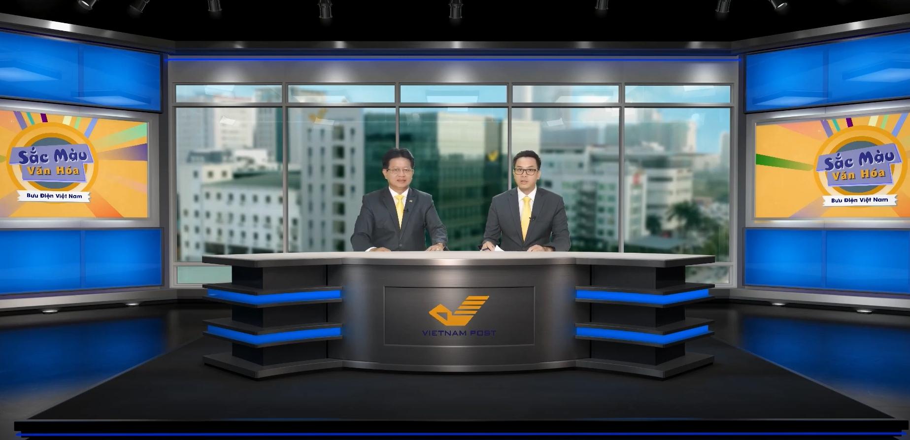 Chủ tịch Công đoàn Tổng công ty chia sẻ về các nội dung liên quan đến VHDN trên talkshow Sắc màu Văn hóa của Bưu điện Việt Nam