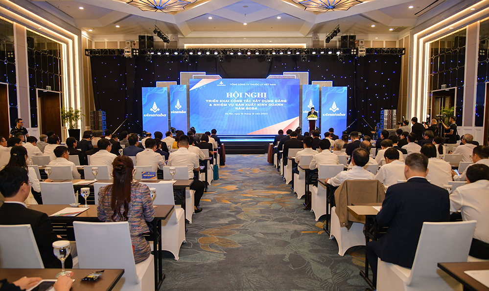 Hội nghị triển khai công tác Đảng và nhiệm vụ sản xuất kinh doanh năm 2024 của Vinataba.