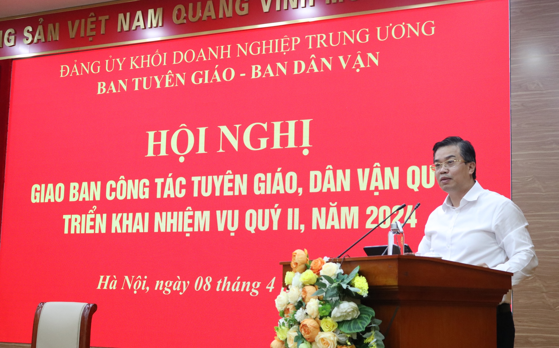 Đồng chí Nguyễn Trung Hiếu, Ủy viên Ban Thường vụ, Trưởng Ban Tuyên giáo Đảng ủy Khối