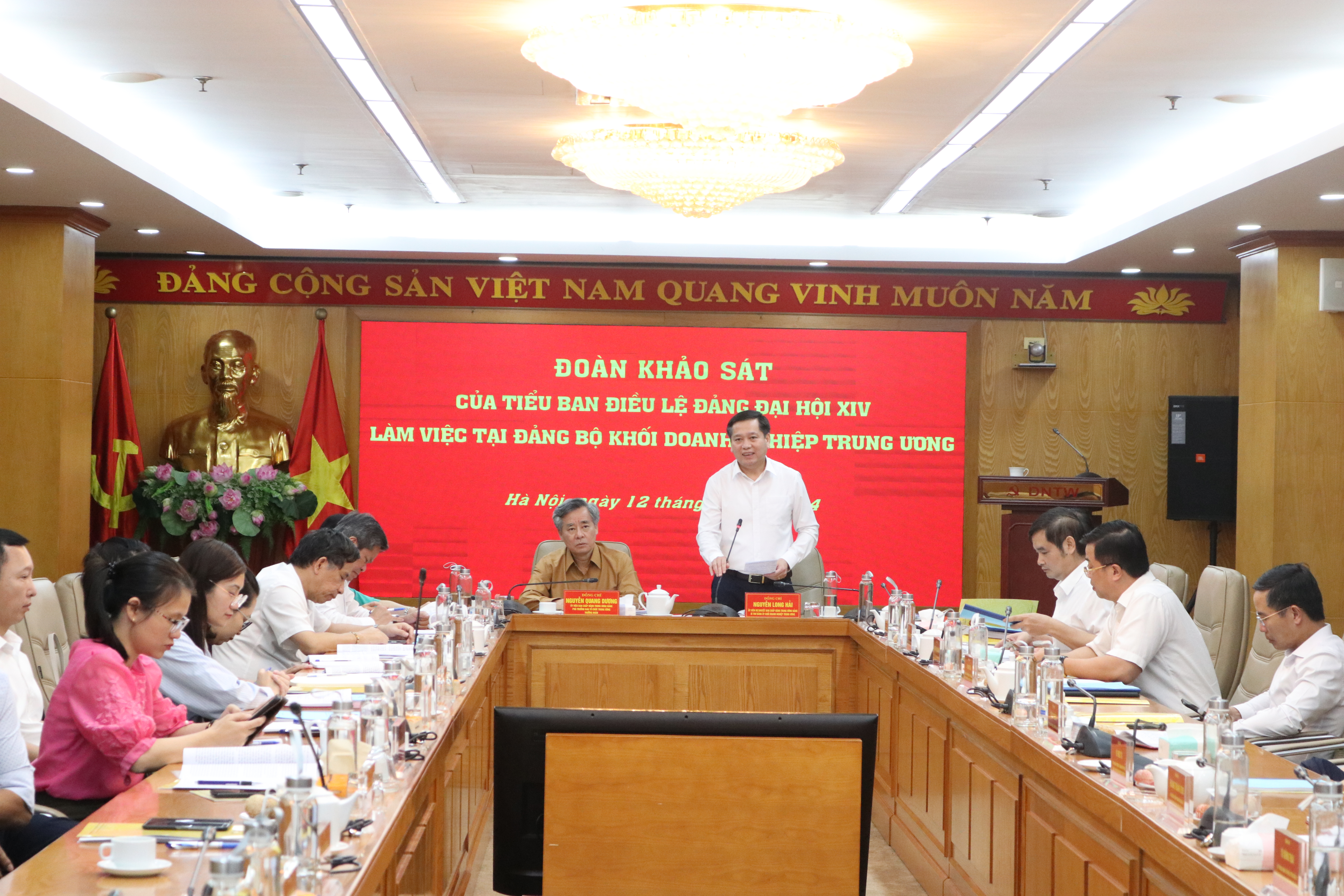 Đồng chí Nguyễn Long Hải - Uỷ viên dự khuyết BCH Trung ương Đảng, Bí thư Đảng uỷ Khối